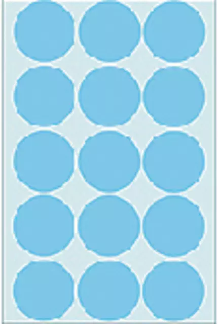 Een Etiket HERMA 2273 rond 32mm blauw 480stuks koop je bij KantoorProfi België BV