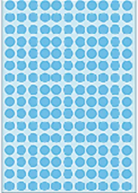Een Etiket HERMA 2213 rond 8mm blauw 5632stuks koop je bij KantoorProfi België BV