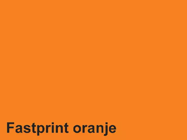 Een Kopieerpapier Fastprint A4 120gr oranje 100vel koop je bij Kantoorvakhandel van der Heijde