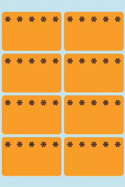 Een Etiket HERMA 3774 26x40mm diepvries oranje 48stuks koop je bij Van Hoye Kantoor BV