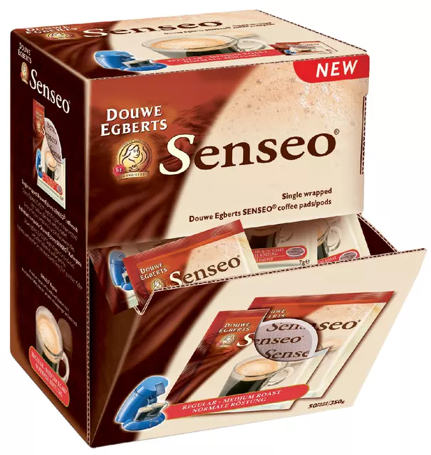 Een Koffiepads Douwe Egberts Senseo regular 50 stuks koop je bij Van Leeuwen Boeken- en kantoorartikelen