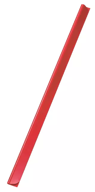 Een Klemrug Durable A4 6mm 60 vellen rood koop je bij Van Leeuwen Boeken- en kantoorartikelen