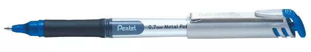 Een Rollerpen Pentel BL17 Energel medium blauw koop je bij EconOffice