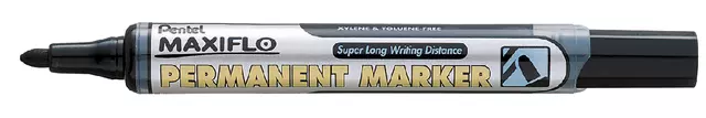 Een Viltstift Pentel NLF50 Maxiflo rond 1mm zwart koop je bij Goedkope Kantoorbenodigdheden