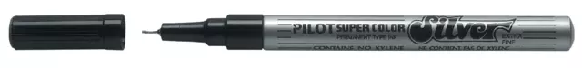 Buy your Fineliner PILOT Super Color extra fijn zilver at QuickOffice BV