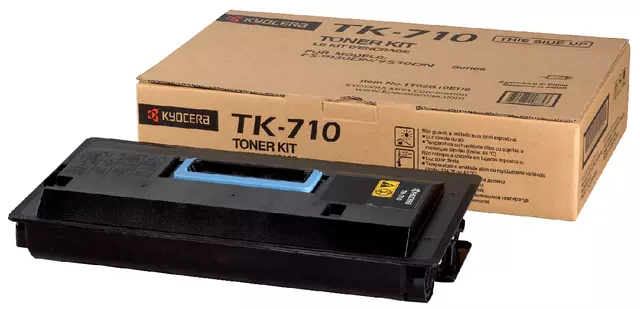 Een Toner Kyocera TK-710K zwart koop je bij Totaal Kantoor Goeree