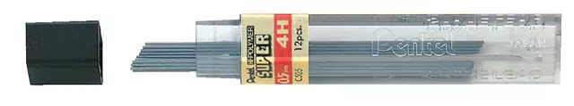 Een Potloodstift Pentel 4H 0.5mm zwart koker à 12 stuks koop je bij KantoorProfi België BV