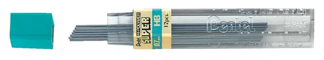 Een Potloodstift Pentel HB 0.7mm zwart koker à 12 stuks koop je bij KantoorProfi België BV