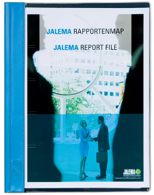Een Rapportenmap Jalema A4 met snelhechter blauw koop je bij Kantoorvakhandel van der Heijde