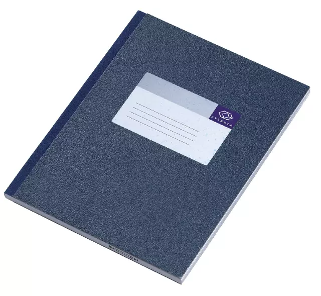Een Notitieboek Atlanta 210x165mm 160blz lijn blauw koop je bij EconOffice