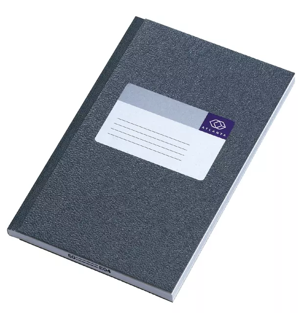 Een Notitieboek Atlanta 165x105mm 128blz grijs koop je bij EconOffice