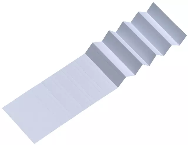 Een Ruiterstrook voor Alzicht hangmappen 65mm wit koop je bij Totaal Kantoor Goeree