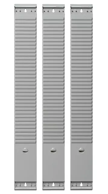 Een Planbord Element 50 sleuven 77mm grijs koop je bij Van Leeuwen Boeken- en kantoorartikelen