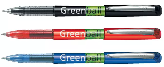 Een Rollerpen PILOT Greenball Begreen medium rood koop je bij Kantoorvakhandel van der Heijde