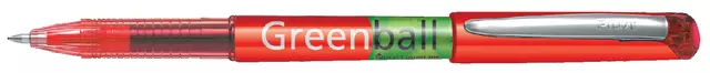 Een Rollerpen PILOT Greenball Begreen medium rood koop je bij Van Hoye Kantoor BV