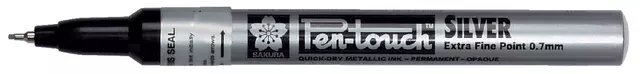 Een Viltstift Sakura pen-touch EF zilver 1-2mm koop je bij KantoorProfi België BV
