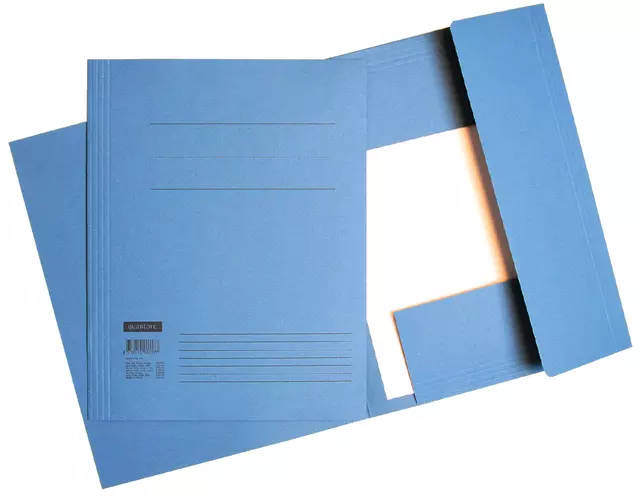 Een Dossiermap Quantore A4 300gr blauw koop je bij Goedkope Kantoorbenodigdheden