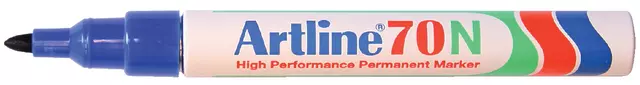 Een Viltstift Artline 70 rond 1.5mm blauw koop je bij Totaal Kantoor Goeree
