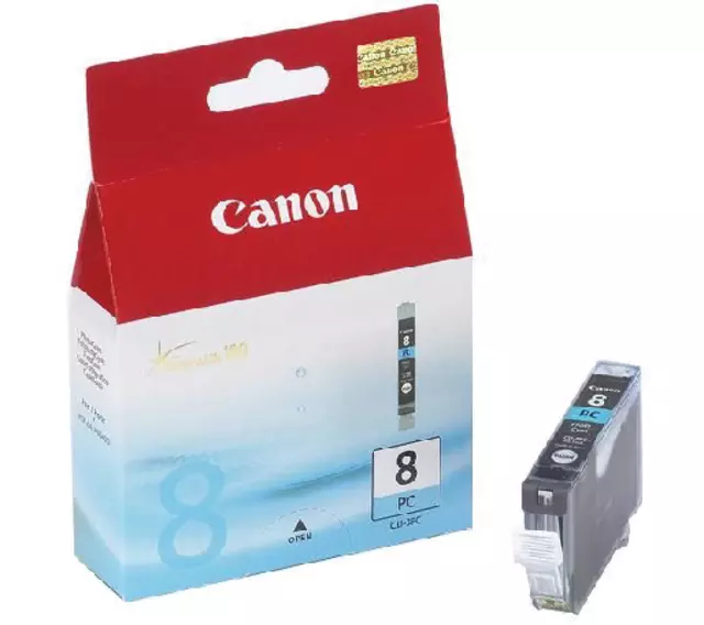 Een Inktcartridge Canon CLI-8 foto blauw koop je bij MV Kantoortechniek B.V.