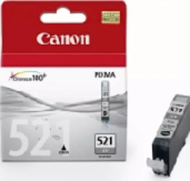 Een Inktcartridge Canon CLI-521grijs koop je bij Van Hoye Kantoor BV