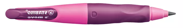 Vulpotlood STABILO Easyergo HB 3.15mm linkshandig roze/lila incl puntenslijper blister à 1 stuk