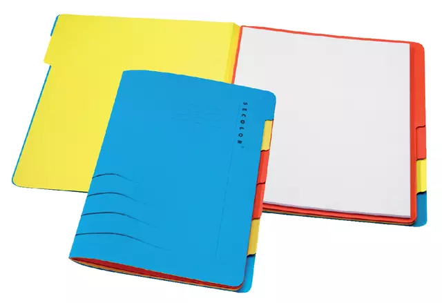 Een Sorteermap Secolor sixtab 6 tabbladen 270gr blauw koop je bij L&N Partners voor Partners B.V.