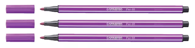 Buy your Viltstift STABILO Pen 68/58 medium lila at QuickOffice BV