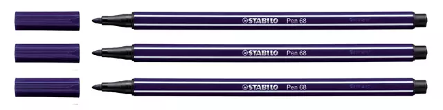 Een Viltstift STABILO Pen 68/22 medium Pruisisch blauw koop je bij Van Leeuwen Boeken- en kantoorartikelen