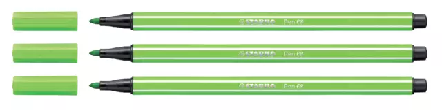 Een Feutre STABILO 68/33 vert clair koop je bij Van Hoye Kantoor BV