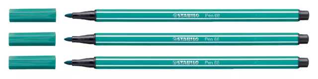 Buy your Viltstift STABILO Pen 68/51 medium turquoiseblauw at QuickOffice BV