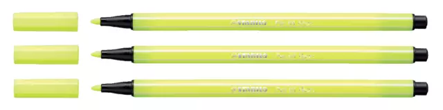 Buy your Viltstift STABILO Pen 68/024 medium neon geel at QuickOffice BV