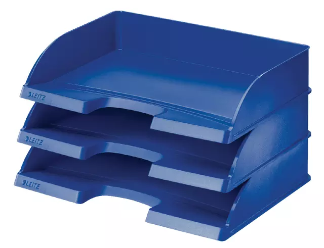Een Brievenbak Leitz Plus A4 maxi dwars blauw koop je bij KantoorProfi België BV