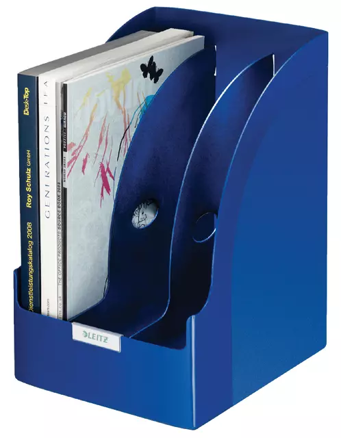 Een Tijdschriftcassette Leitz Plus jumbo blauw koop je bij EconOffice