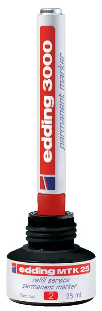 Een Viltstift edding 3000 rond 1.5-3mm rood koop je bij Unimark Office B.V.