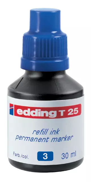 Een Viltstiftinkt edding T25 blauw koop je bij KantoorProfi België BV