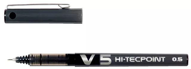 Een Rollerpen PILOT Hi-Tecpoint V5 fijn zwart koop je bij EconOffice