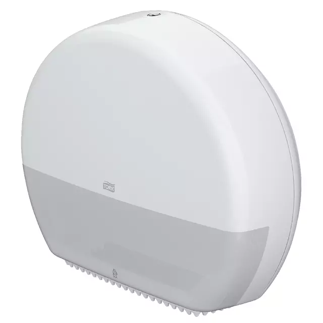 Een Toiletpapierdispenser Tork Jumbo T1 Elevation wit 554000 koop je bij Goedkope Kantoorbenodigdheden