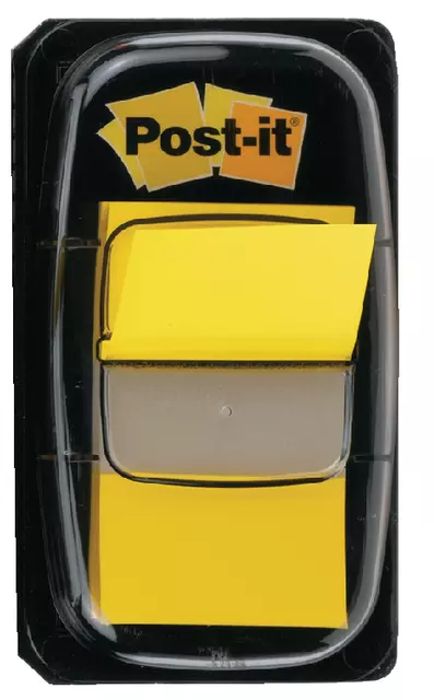 Een Indextabs 3M Post-it 680 25.4x43.2mm geel koop je bij Van Leeuwen Boeken- en kantoorartikelen