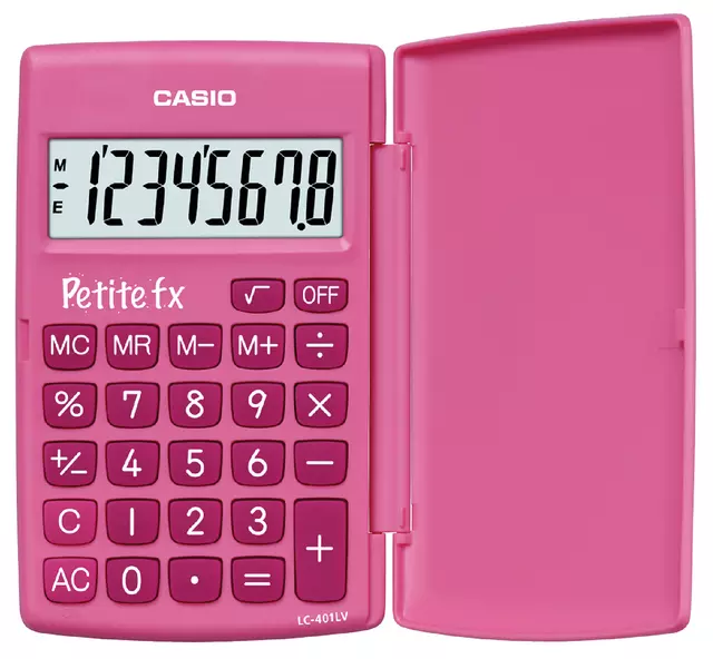 Een Rekenmachine Casio basisschool roze koop je bij EconOffice