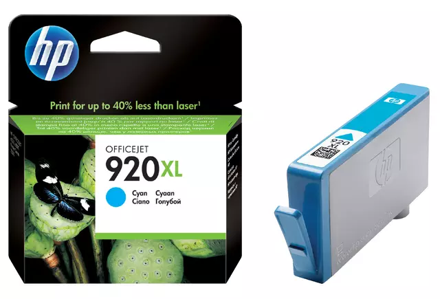 Een Inktcartridge HP CD972AE 920XL blauw koop je bij Kantoorvakhandel van der Heijde