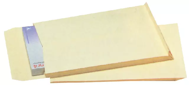 Een Envelop Quantore monsterzak 185x280x38mm zelfkl creme 125st koop je bij Goedkope Kantoorbenodigdheden
