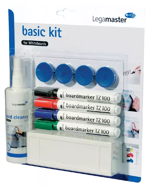 Een Whiteboard starterkit Legamaster 125100 basickit koop je bij Van Leeuwen Boeken- en kantoorartikelen