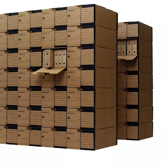 Een Containerbox Loeff's Standaard box 4001 410x275x370mm koop je bij Totaal Kantoor Goeree