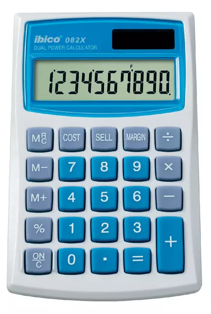 Een Rekenmachine Ibico 082X koop je bij Totaal Kantoor Goeree