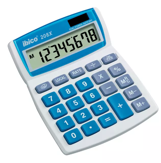 Een Rekenmachine Ibico 208X koop je bij L&N Partners voor Partners B.V.
