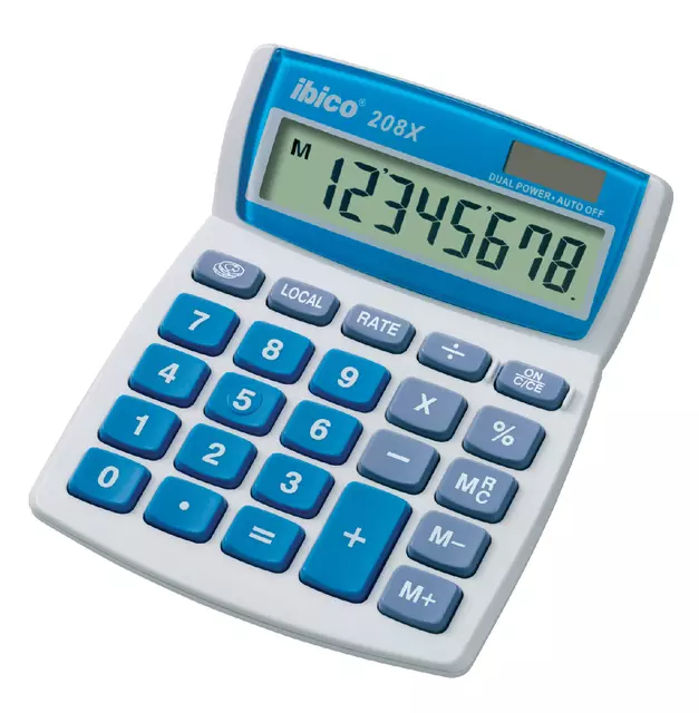 Een Rekenmachine Ibico 208X koop je bij EconOffice