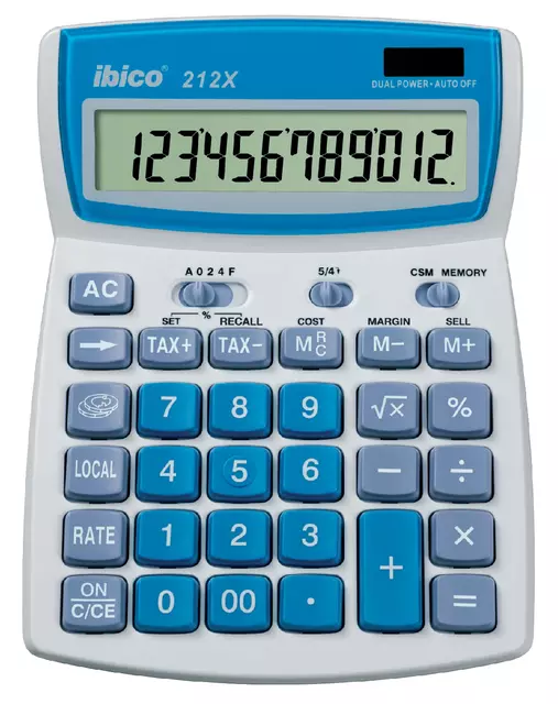 Een Rekenmachine Ibico 212X koop je bij KantoorProfi België BV