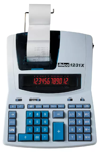 Een Rekenmachine Ibico 1231X koop je bij Totaal Kantoor Goeree