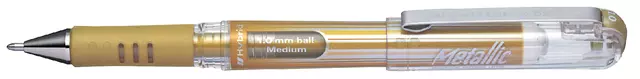 Een Gelschrijver Pentel K230M medium metallic goud koop je bij MV Kantoortechniek B.V.