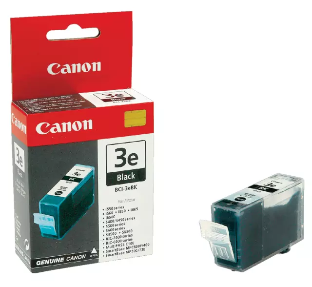 Een Inktcartridge Canon BCI-3E zwart koop je bij Van Hoye Kantoor BV